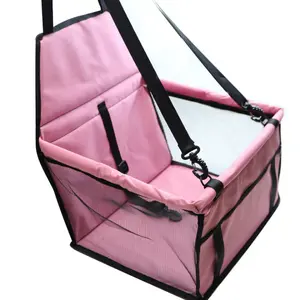 Skybox Dog Pet elevato seggiolino auto marsupio borsa da viaggio per cani pieghevole pet booster Car Seat Carrier con guinzaglio di sicurezza e cerniera