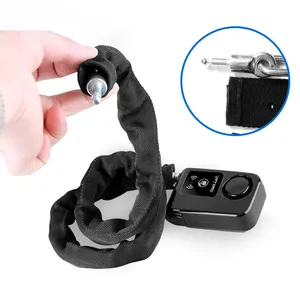 Cerradura de equipaje de cadena de alarma de alta seguridad <span class=keywords><strong>para</strong></span> <span class=keywords><strong>candado</strong></span> inteligente impermeable antirrobo <span class=keywords><strong>para</strong></span> motocicleta Scooter eléctrico - Product Image 5