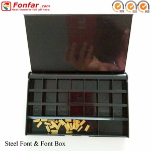 Poinçons en laiton pour lettres et chiffres de l'alphabet / 2*3*15mm Lettres et chiffres en laiton et alphabets pour marquage à chaud - Product Image 3