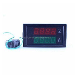 Voltímetro <span class=keywords><strong>Digital</strong></span> LED, amperímetro AC80-300V, 100A, voltímetro, medidor de corriente, pantalla roja y verde - Product Image 3