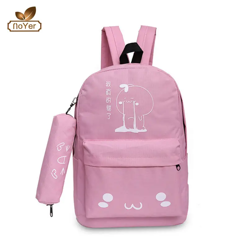 Promotional women name brand oxford backpack bag simple design wholesale school backpacks