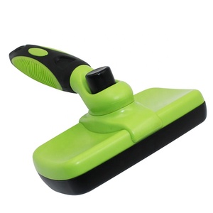 Outil de toilettage pour animaux de compagnie en vente chaude, brosse à poils doux auto-nettoyante à longues pointes pour chien et chat - Product Image 3