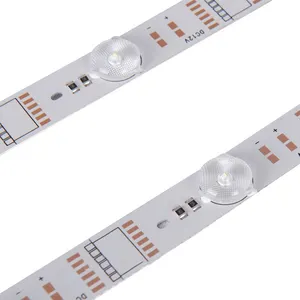 CE RoHS Bis Lensa Refleksi Difus Lampu Belakang Aluminium SMD 3528 2835 3030 5050 LED Strip Lampu