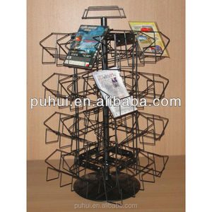 Présentoir de magasin de détail, personnalisé avec 48 poches, support métallique, compteur de cartes, spinner - Product Image 6