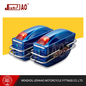 <span class=keywords><strong>Sacoche</strong></span> rigide universelle pour <span class=keywords><strong>moto</strong></span> JIZHIHAO (JZH-527) avec feux de freinage LED 49x20x27CM – Nouveauté pour rénovation/amélioration - Product Image 4