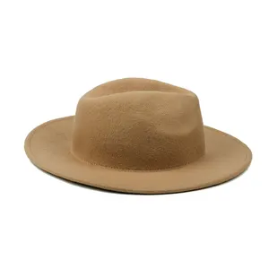 OEM उच्च गुणवत्ता ऊन फेडोरा टोपी/के लिए टोपियां काली टोपी पुरुषों