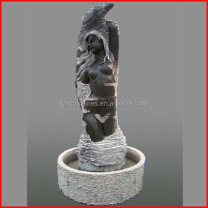 Fuente de agua con escultura de mármol para mujer, fuente de agua femenina - Product Image 6