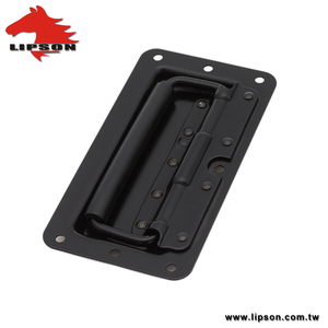 Poignée de porte pliante pour armoire en acier HP-504-3A avec revêtement en caoutchouc noir - Product Image 6