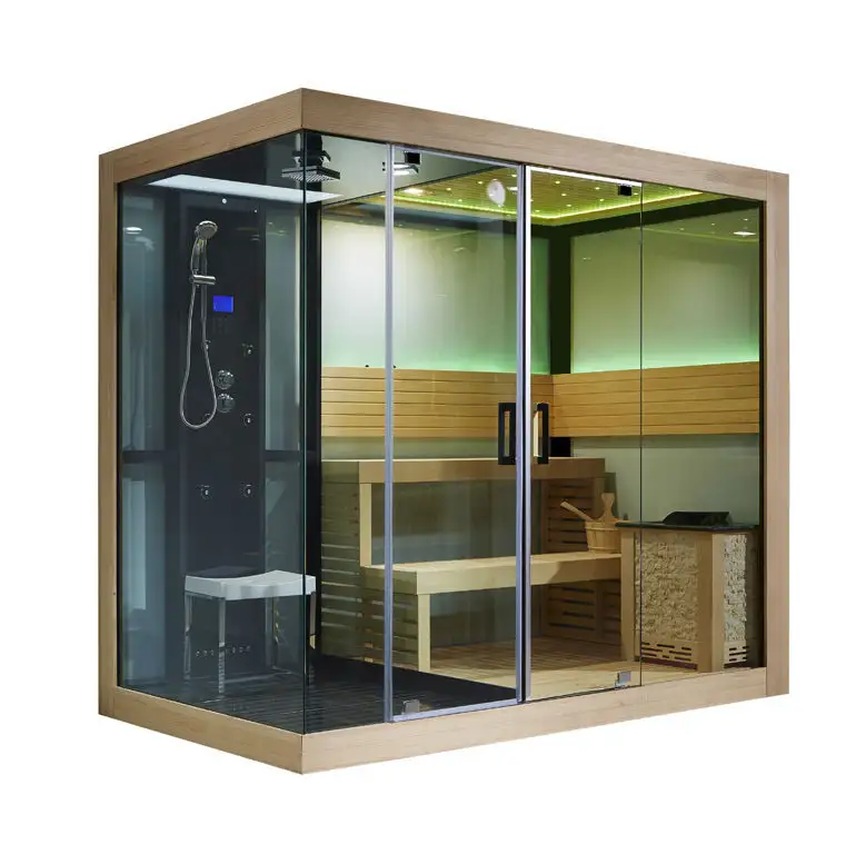 sauna e bagno di vapore combinato vapore sauna e box doccia caldo nuovo sauna