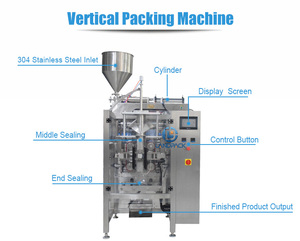 Vertical automática 15 ml 30 ml/<span class=keywords><strong>confitura</strong></span> de Frutas/pasta de llenado y sellado de la máquina - Product Image 2