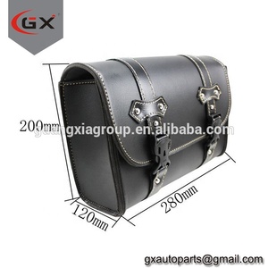 Sac de selle en cuir PU pour moto, accessoire de moto, <span class=keywords><strong>sacoche</strong></span> à outils, 28*12*20cm, pièces - Product Image 1