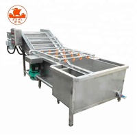 Volledige Automatische Schoon Wortel Bladgroenten Groente Asperges Wassen Verwerking Lijn/Fruit Wassen Productielijn