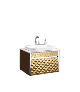 فوشان الجملة الذهب الحمام الغرور الجدار علقت خزانة جانبية - Product Image 2