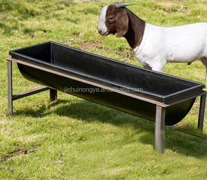 Nouveaux abreuvoirs et mangeoires en plastique PP noir pour chèvres et moutons, mangeoires pour animaux pour les fermes - Product Image 1