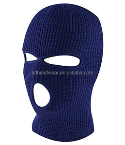 Commercio all'ingrosso 100% Acrilico Balaclava Ciclismo Del Cranio Lavorato A Maglia Moto da sci maschera - Product Image 6
