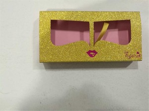 Thiết Kế Đặc Biệt Mới Với Cửa Sổ Tùy Chỉnh Logo In Tái Chế Tông Hộp Giấy Lash Hộp Bao Bì - Product Image 6