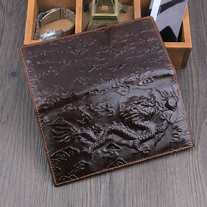 กระเป๋าสตางค์หนังแท้ลายมังกรจีนโบราณแบบยาว  พร้อมช่องใส่บัตร - Product Image 3