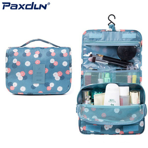 Bolsa de <span class=keywords><strong>Viaje</strong></span> Transparente Azul Pequeña para Mujer, Bolsa Enrollable para Artículos de Tocador, Bolsa Aislada para Brochas de Maquillaje con Correa - Product Image 1