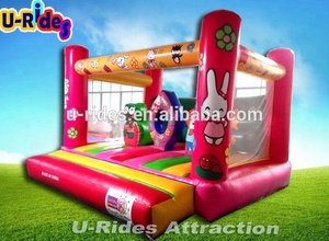Vente en gros de château <span class=keywords><strong>gonflable</strong></span> <span class=keywords><strong>gonflable</strong></span> de qualité commerciale de couleur rose pour enfants parc d'attractions pour enfants à la fois intérieur et extérieur - Product Image 3