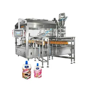 DGY Automatic Spout Doypack Yogurt Filling Machine And Capping Machine Plastic Bag Liquid Filling Machine