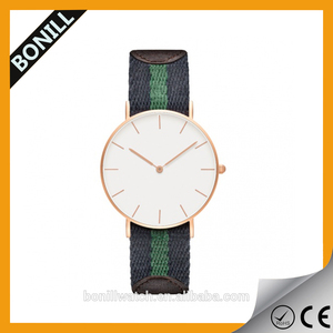 Hot Sales 2015 the new clock time service <strong>international</strong> <strong>watches</strong> with nylon tether - Product Image 1