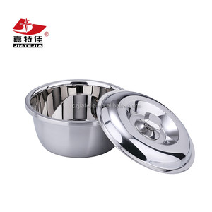 Utensilios de Cocina, Ensaladeras de Metal, Tazones para Mezclar de Acero Inoxidable con Tapa - Product Image 5