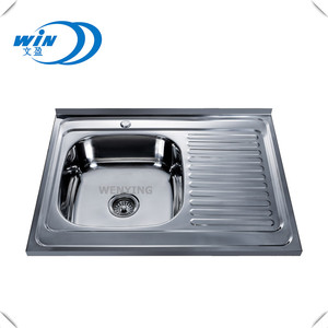 Wenying 8050 acciaio <span class=keywords><strong>lavello</strong></span> da cucina lavabo serbatoio dell'acqua per cartone moderno OEM Hotel <span class=keywords><strong>lavello</strong></span> da cucina pressato in acciaio <span class=keywords><strong>inox</strong></span> a buon mercato - Product Image 2