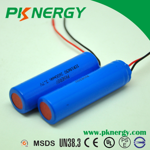 2 S Li-ion batterie 7.4 V 1000 mah cylindre icr18650 18490 batteries avec PCM - Product Image 3