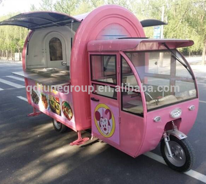 フル装備電動中国移動式フードカートバイク三輪移動式フードトラック - Product Image 5