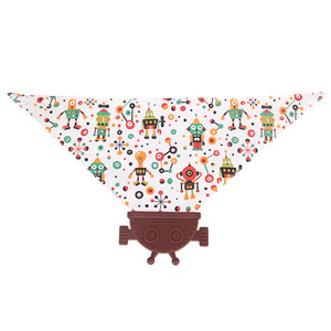 2017 Meilleur Bébé Garçon Cadeau Robot de <span class=keywords><strong>Dentition</strong></span> Organique <span class=keywords><strong>Bandana</strong></span> Bib - Product Image 2