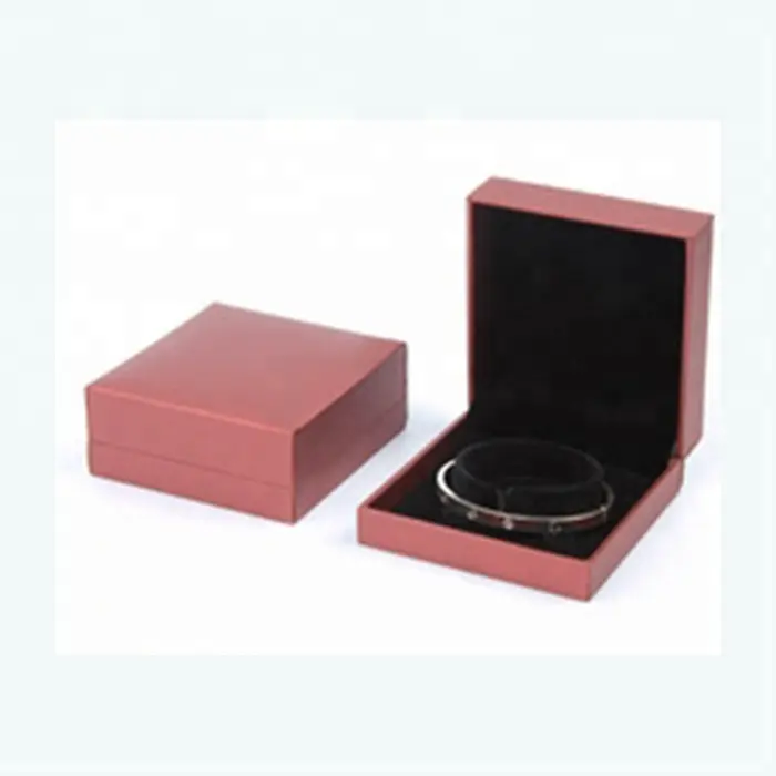 Kotak Hadiah Perhiasan Paket Beludru Mewah Kustom dengan Sisipan Busa