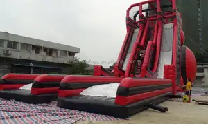 51ft Gedung Pencakar Langit Air Slide Inflatable Sky Scraper Raksasa Water Slides untuk Acara