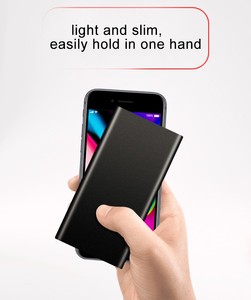 4000mAh Slim Clip khẩn cấp ngân hàng điện Mini Nhôm Trường hợp với Micro USB giao diện đầu vào tùy chỉnh Bạc Logo - Product Image 6