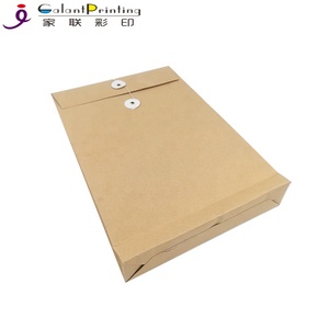 Ofis iş zarflar V-baz dize kravat kapatma katlanabilir 120gsm kahverengi <span class=keywords><strong>Kraft</strong></span> C4 köşebent zarf - Product Image 3