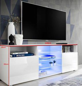 <strong>White</strong> High Gloss Customized Size New Model <strong>Tv</strong> <strong>Stand</strong> - Product Image 2