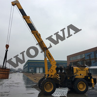 6ton رافعة الأراضي الوعرة مع هيدروليكي تلسكوبي رفع القدرات 6ton