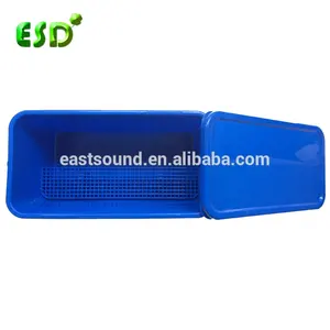 Eclean Plastic Blue Squeegee Mop Reinigung Wassereimer auf Rädern mit Deckel 6 Gallonen Fenster reinigungs eimer