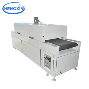 Screen printing plastisol ink textile T shirts 400mm belt IR tunnel oven machine