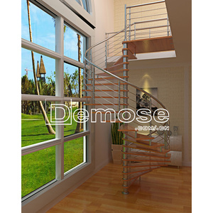Escalera interior de hierro forjado, barandilla, piezas de escalera, <span class=keywords><strong>escaleras</strong></span> de construcción - Product Image 5