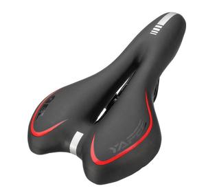 Selle de vélo <span class=keywords><strong>en</strong></span> <span class=keywords><strong>Gel</strong></span> vtt de montagne de route professionnelle selle <span class=keywords><strong>en</strong></span> cuir de vélo noir de haute qualité siège de niveau professionnel pour les cyclistes - Product Image 3