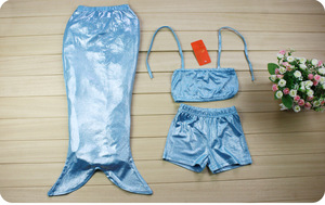 Filles en bikini sirène 3 fois La petite sirène maillot de bain commerce extérieur enfants de vêtements - Product Image 2