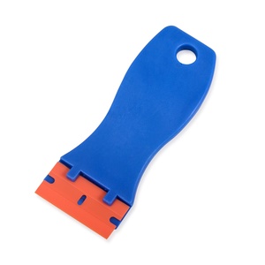 Grattoir à lame de rasoir en plastique à poignée antidérapante, pour le nettoyage des <span class=keywords><strong>verre</strong></span>, nouvel autocollant été - Product Image 3