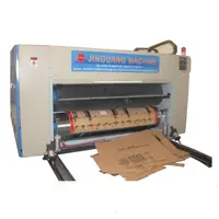Catena di alimentazione scatola di cartone ondulato macchina da stampa a tre colori di stampa slotter macchina