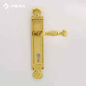 Herrajes para Puertas con Corona Dorada, Accesorios para Puertas de Uso General, Diseño de Lujo Dorado, Manija para Puerta - Product Image 3