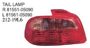 212-19L6 OEM 81551/81561-05090 para TOYOTA AVENSIS 01-02 'Auto de la lámpara de cola luz de la cola