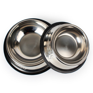 Mangkuk Anjing Pemberi Makan Air Hewan Peliharaan Disesuaikan Mangkuk Anjing Baja Tahan Karat - Product Image 4