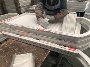 PVC hồ sơ cửa sổ màn trập nhựa Rèm uPVC <span class=keywords><strong>louver</strong></span> uPVC cố định màn trập rèm - Product Image 5