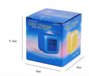 Đồng Hồ Báo Thức Kỹ Thuật Số 7 Màu Cho Trẻ Em Màu Led Thăng Hoa Thời Trang Mới - Product Image 4