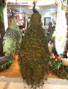 <span class=keywords><strong>Statue</strong></span> de paon simulée haute qualité, décoration intérieure - Product Image 2