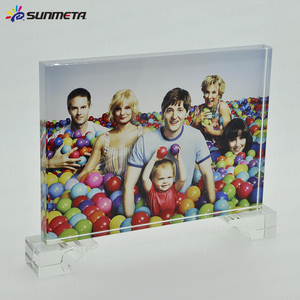 Hermosa Artesanía de Cristal Grupo Clase de Graduación Souvenir 3D Foto de Cristal Marco - Product Image 3